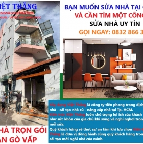 Dịch vụ sửa chữa nhà tại quận Gò Vấp