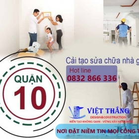 Dịch vụ sửa chữa nhà tại quận 10