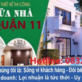 	Dịch vụ sửa chữa nhà tại quận 11