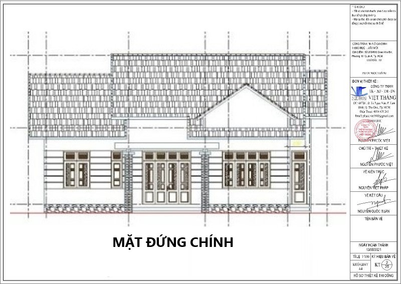 bản vẽ nhà cấp 4 đơn giản 19 