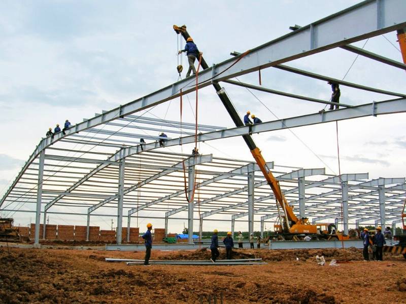 Tiến độ thi công xây dựng nhà xường khung thép