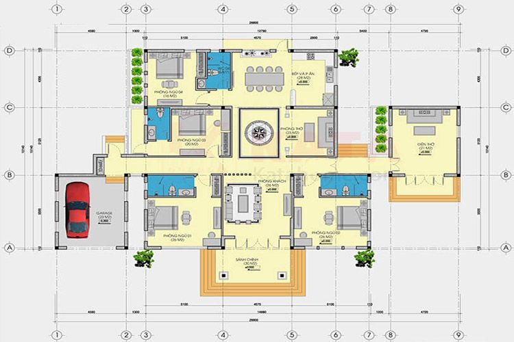 bản vẽ thiết kế nhà cấp 4 9