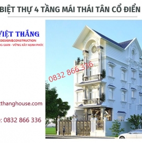 Biệt thự 4 tầng tân cổ điển M401