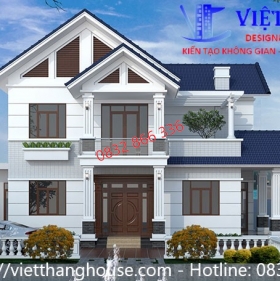 Mẫu Nhà Biệt Thự 2 Tầng Đẹp M201