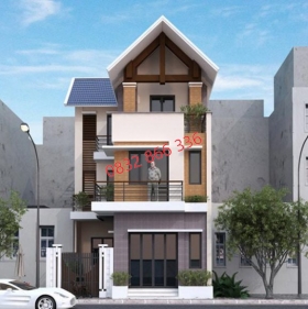 Mẫu Nhà 3 Tầng Chữ L Mặt Tiền 7m M305