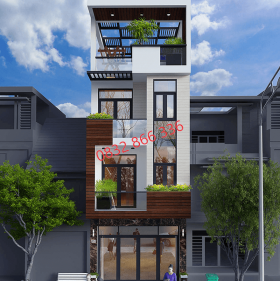 Mẫu nhà phố 4 tầng 4x16,5m M405