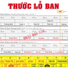 Thước Lỗ Ban chuẩn xác nhất