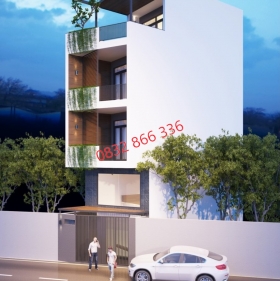 Mẫu Nhà 1 Trệt 1 Lửng 2 Lầu Sân Thượng Tại Quận Bình Thạnh